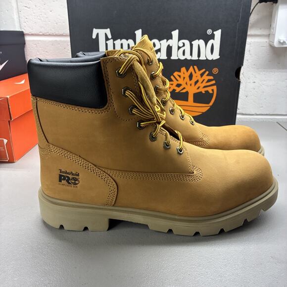 New Timberland PRO Sawhorse TB192628231 Men 12 Wheat Comp Toe Work Boots JLOL447 main image 5